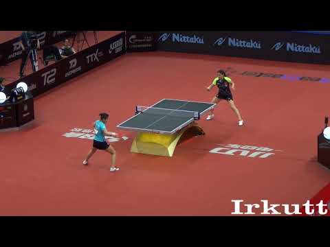 Liu Shiwen (CHN) - Chen Meng (CHN). Asian Table Tennis Chanpionships.