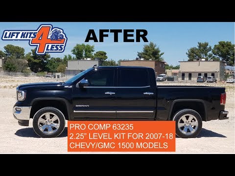 Pro Comp 63235 2.25" Level Kit 2007-2018 Chevy/GMC 1500 Models 2WD/4WD
