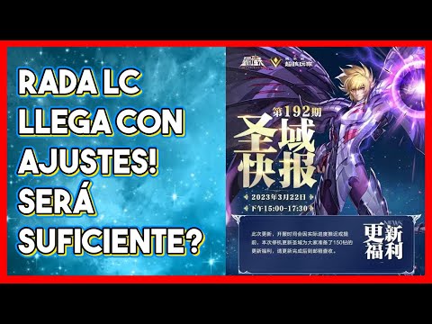 AJUSTES A RADA LC - Pero será suficiente? - Más expectativas de una unidad que se invoca ESTA SEMANA
