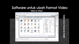 Cara Download & Install Software Pengubah Format Video | Video To Video MP4 ke MPEG2 |Video Youtube