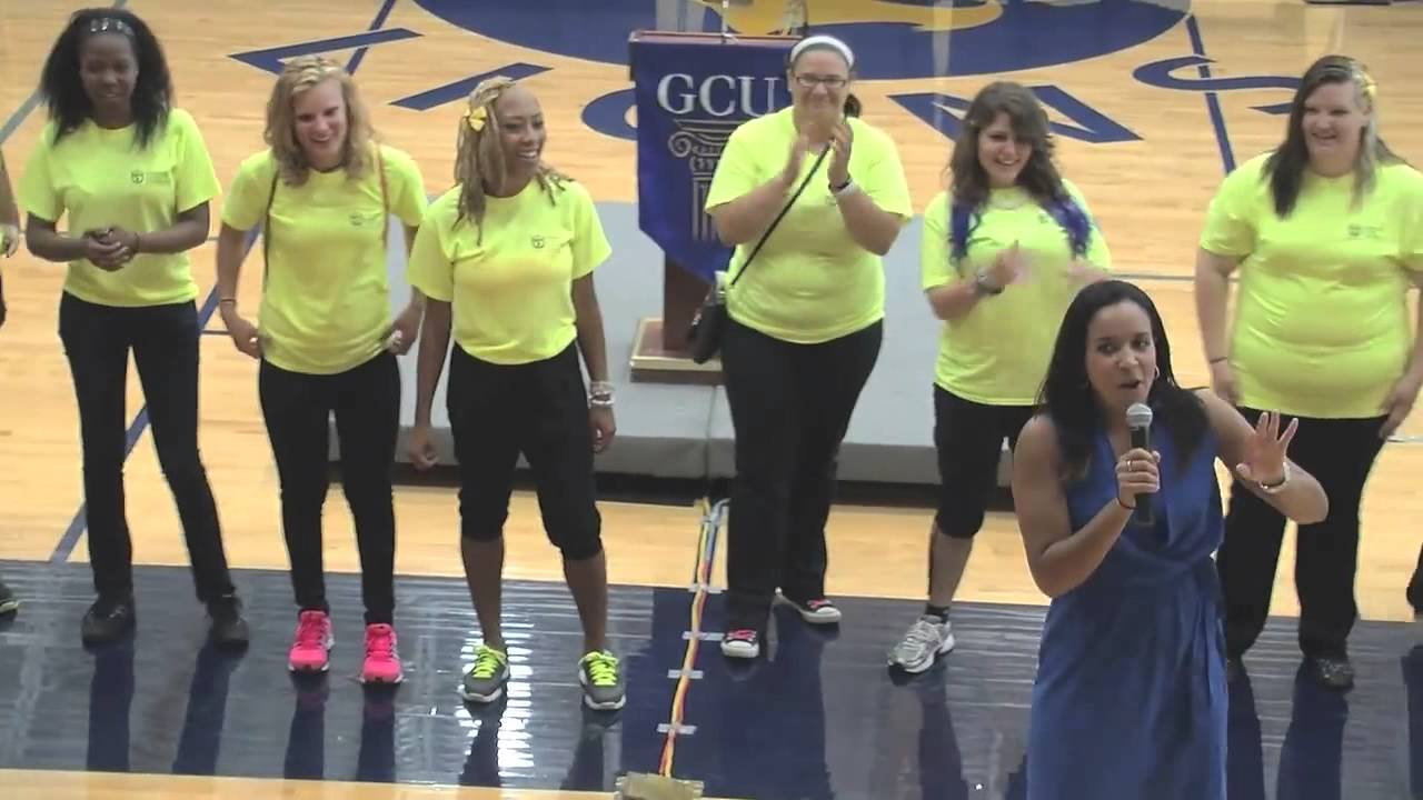 Melissa Ruiz at New Student Orientation - Oh Ah Oh-Yeah