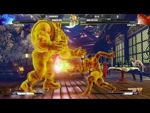 Shine Con 2018 - TF | Didimokof (Dhalsim) Vs. DG AL (Abigail) Winners - Street Fighter V