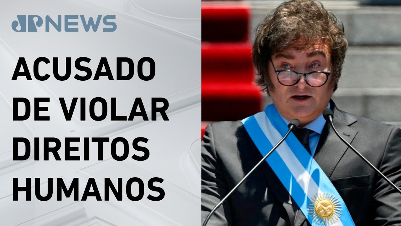 Venezuela pede prisão de Javier Milei por avião apreendido; Neitzke comenta