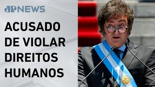 Venezuela pede prisão de Javier Milei por avião apreendido; Neitzke comenta