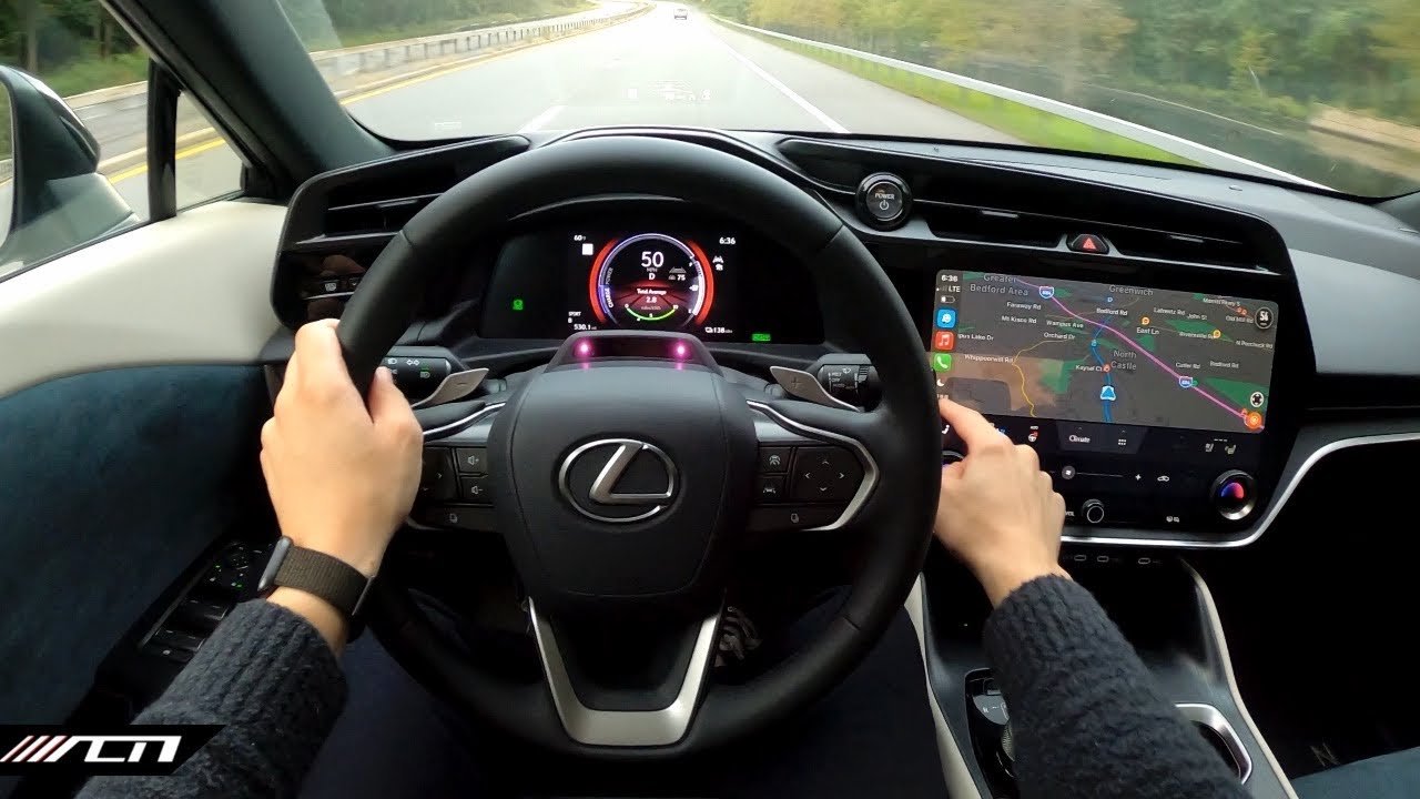 2023 Lexus RZ450e POV Drive Review /// Range Anxiety is ...