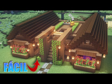 Minecraft: Perfect House for Survival |  Large Wooden Minecraft House Tutorial *Easy*