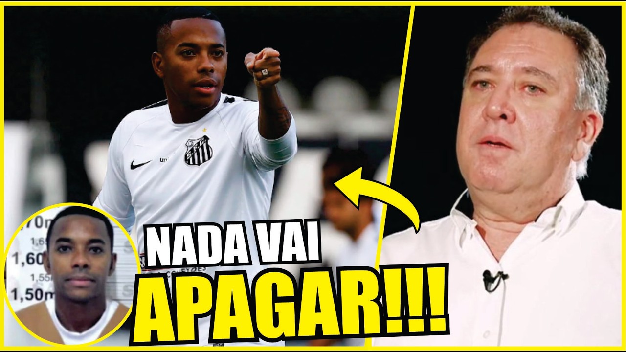 OLHA QUE ABSURDO A DECLARAÇÃO DO PRESIDENTE DO SANTOS SOBRE ROBINHO QUE REVOLTOU A TORCIDA