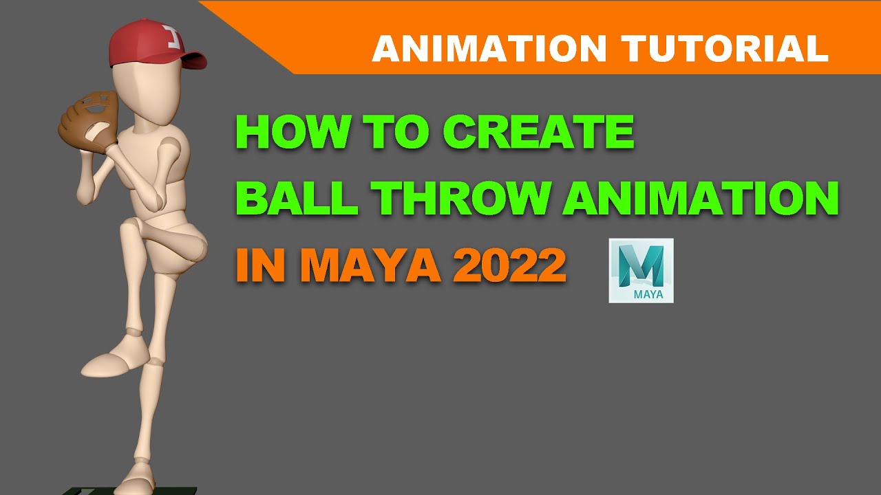 Throwing Ball 3D Animation Maya Tutorial - video 2