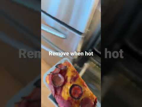 How to properly reheat pizza.