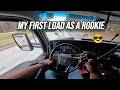 First Day Solo In A Semi Truck As A Rookie Truck Driver