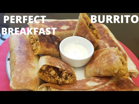 How To Make Burrito Breakfast Recipe |Quick & Easy Mexican Burrito Breakfast- By kitchen with Sarah!