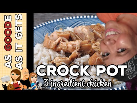 Crock Pot 3 Ingredient Chicken