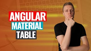 Angular Material Table - With Sorting and API Data