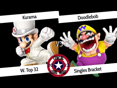 CenCal Civil War 2022 - Winner's Top 32 - Kurama (Mario) vs Doodlebob (Wario)