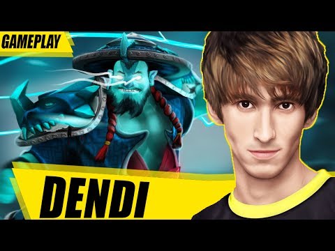 DENDI on STORM SPIRIT DOTA 2 GAMEPLAY