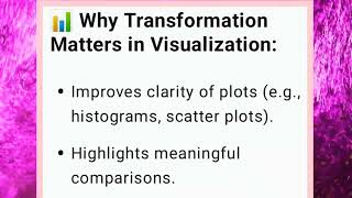 Download the video "AD3301  UNIT  1   Transformation technique in data exploration  @ComputerScienceEng"