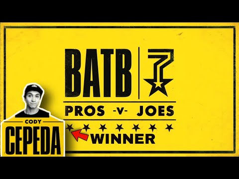 How Cody Cepeda WON BATB 7 (PROS VS JOES) 2022