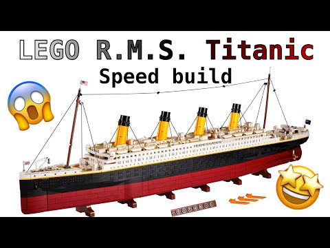 LEGO R.M.S. Titanic 10294 speed build