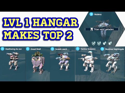 War Robots: Ao Jun, Scorpion, Shell, Leech, Nodens | /level 1 Hangar Gameplay