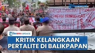 Aliansi Balikpapan Bergerak Protes Kelangkaan Pertalite, Lakukan Long March ke Gedung DPRD
