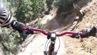 preview picture of video 'Mcgill Trail Mount Pinos i fell :('