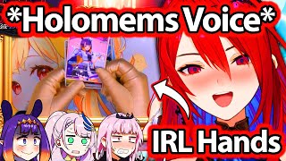 Elizabeth shows her IRL hands and Imitates Holomems Voice 【Hololive】