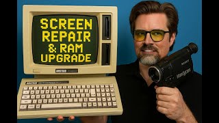 Turning My Amstrad PCW 8256 into an 8512 with a Gotek Fix! | 📹qb