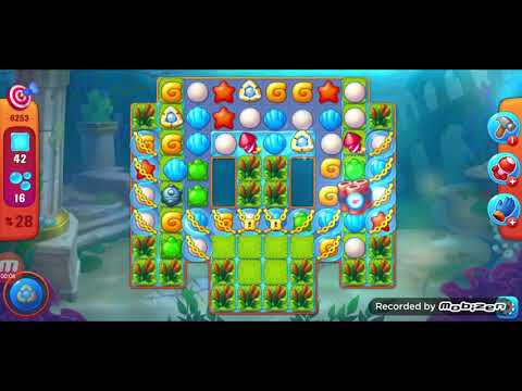 fishdom gameplay / level 6253 /It is like the ads? / thank you 피쉬돔 / 모바일 게임 / 중독성 있는 게임 /