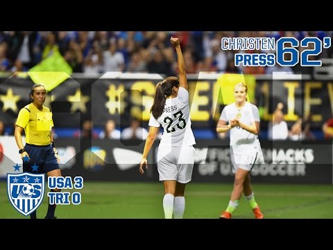 WNT vs. Trinidad & Tobago: Christen Press Goal - Dec. 10, 2015