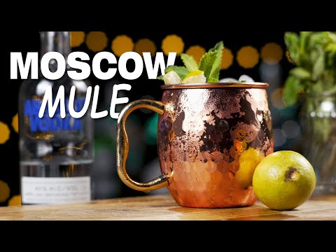 How to Make The Best Moscow Mule Cocktail. Drink Ingredients and Recipe.