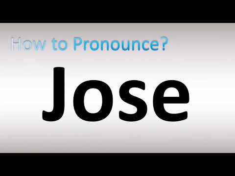 How to Pronounce Jose