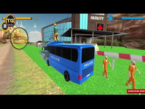 Police Bus Shooting - Police Plane Prison Transport - Android Gameplay HD