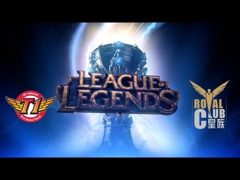 SK Telecom T1 vs Royal Club  Game 1 Grand Final of World Championship Season 3 2013 in LA USA
