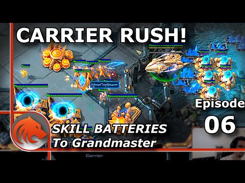 StarCraft 2: Shield Battery.. Archon One Base Rush?!