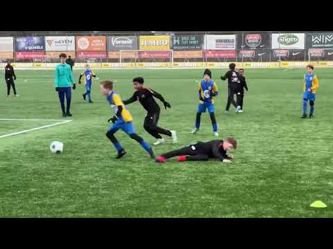 Blauw-Geel ‘38 JO11-1 — WSC JO11-1 Zaterdag 20 januari 2024 (oefenwedstrijd en erg koud, brrrrr)