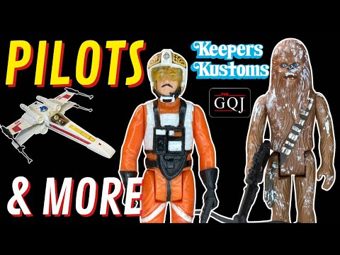 New Vintage Star Wars X-Wing Pilot Action Figures - Keepers Kustoms