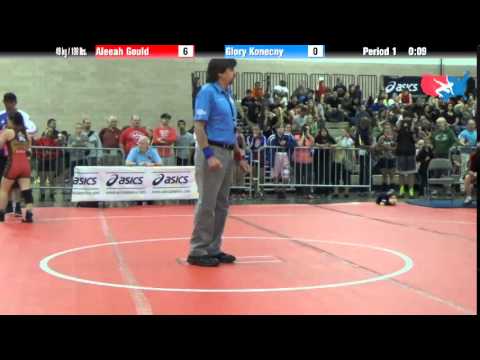 FILA Cadet 49 kg / 108 lbs. - Aleeah Gould vs. Glory Konecny