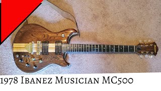 Video thumbnail for 1978 Ibanez Musician MC500 Guitarchaeology by PinetopJackson