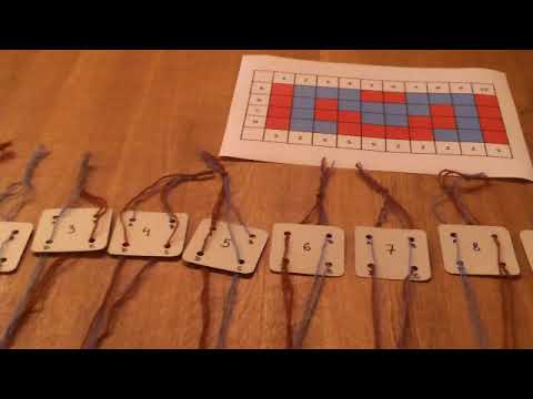 Tableta de țesut - Model spic_Învăț un meșteșug