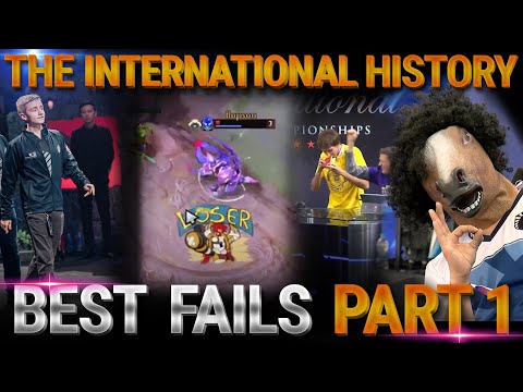 BEST Fails & FUNNIEST Moments in TI History - The International - Part 1