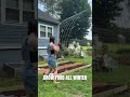 Winter Weather Won T Stop Me From Gardening Hoophouse Wintergarden Garden Gardeningvideos