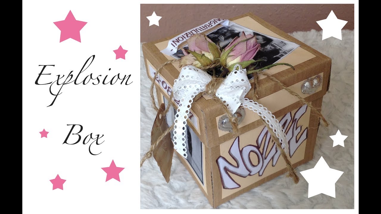 Explosion box come regalo di matrimonio - (DIY) -