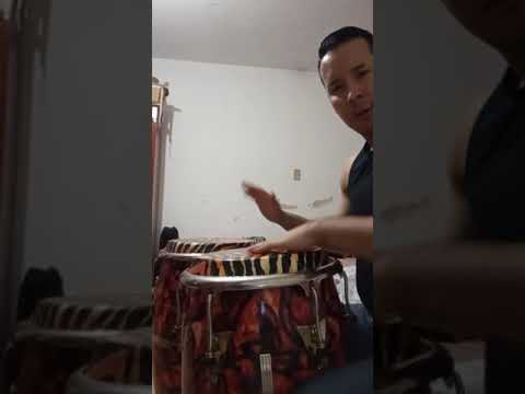 Técnica de la mano secreta , tumbao con frase