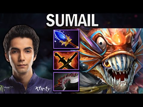 SUMAIL SLARK WITH 17 KILLS - DOTA 2 7.28C GAMEPLAY
