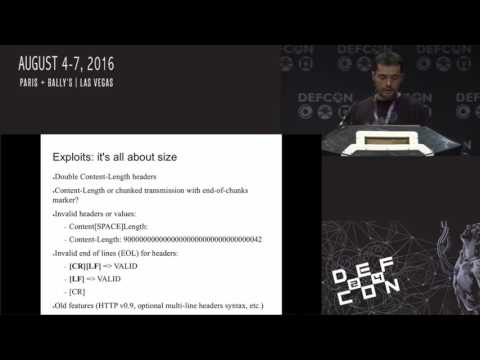 DEF CON 24 - Hiding Wookiees in HTTP: smuggling is a thing we should know better and care about