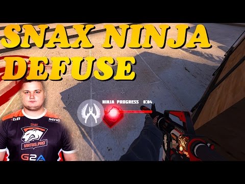CS:GO - Snax 1vs5 Ninja Defuse (Sneaky Beaky Like, Funny Moments, Insane Pro Play)
