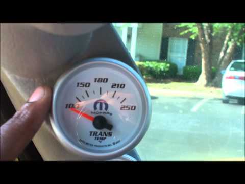 2004 Dodge Ram Rumble Bee Autometer Mopar Performance Trans Temp Gauge Install