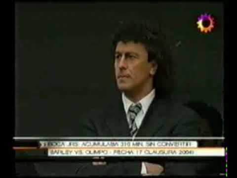 Gol de Carreño a San Lorenzo (Boca 3-San Lorenzo 0 22-08-2004)