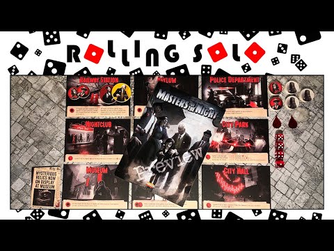 Masters of the Night | Kickstarter Preview | Solo Playthrough | Part #1