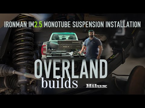 Overland Hilux Build - Part 2. Ironman 4x4 IM2.5 suspension install #hilux #n80